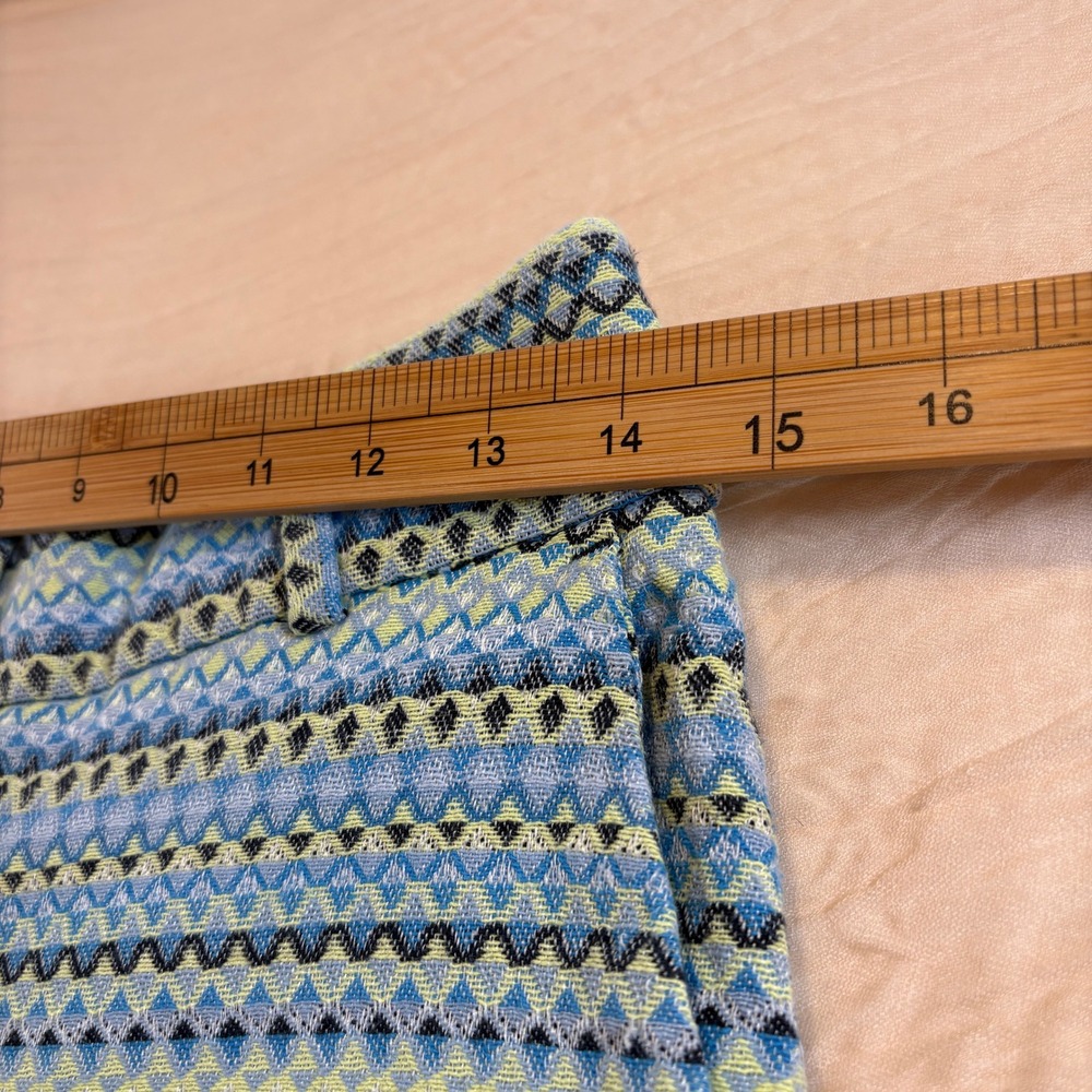 Ann Taylor LOFT Womens Blue‎ Lavender Geometric Print Riviera Shorts Size 0 - Picture 3 of 10